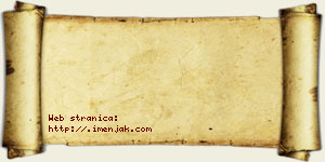 Jordanka Nedić vizit kartica